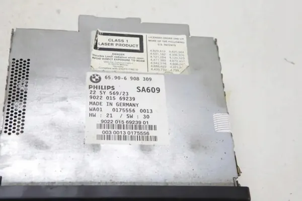 Trocador CD BMW X5 E53 OEM 6908309 - Usado image 9