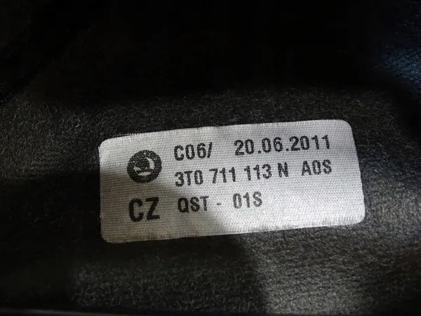 Växelspaksknopp Manuell Skoda Superb II image 5