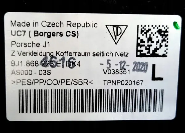 Tapacubos de maletero izquierdo OEM 9J1868223E para Audi E-Tron GT image 8