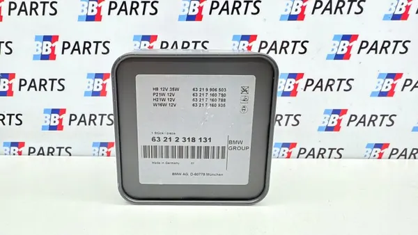 Conjunto Lâmpadas BMW OEM 63212318131 Caixa Metal image 4