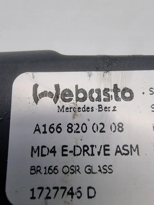 Moteur Toit Panoramique Mercedes GLE W166 OEM A1668200208 image 5