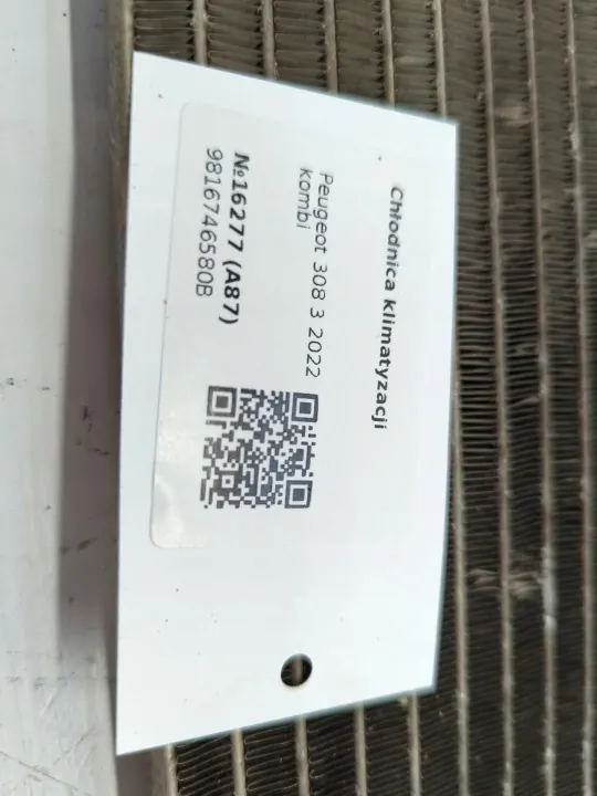 Airco condensor Peugeot 308 3 2023 9816746580B image 5