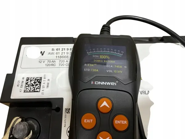 AGM-Batterie OEM 9878490 12V 70Ah für BMW image 6