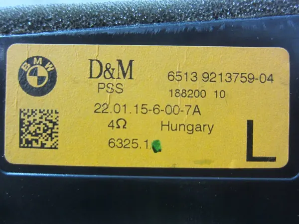 BMW OEM 65139213759 Top HiFi Luidspreker Achter Links image 8