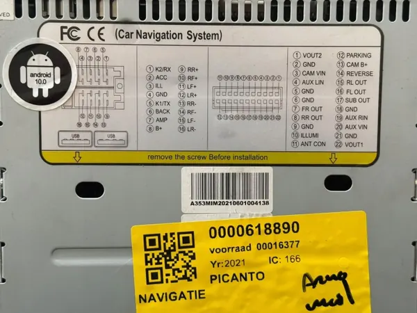 Radio Navegación Android Auto 10.0 OEM para Kia Picanto MK3 image 5