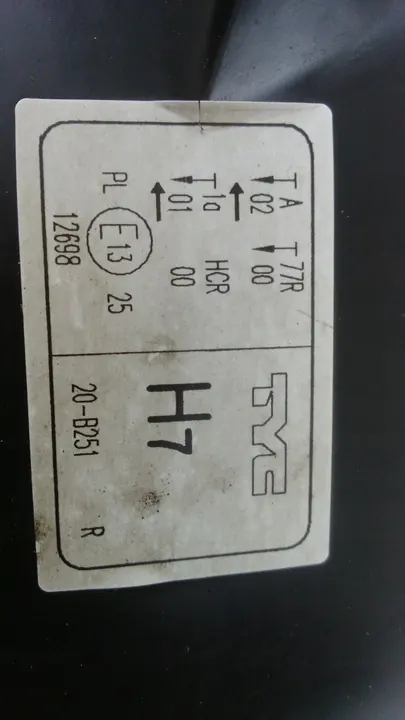 HALOGEENLAMP RECHTS MERCEDES C-KLASA W204 07-11 image 8