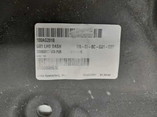 BMW X3 G01 LCI Isolamento antepara 7398081 image 5
