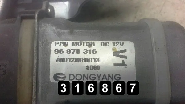 Chevrolet Aveo fönsterregulator OEM AM-316867 image 4