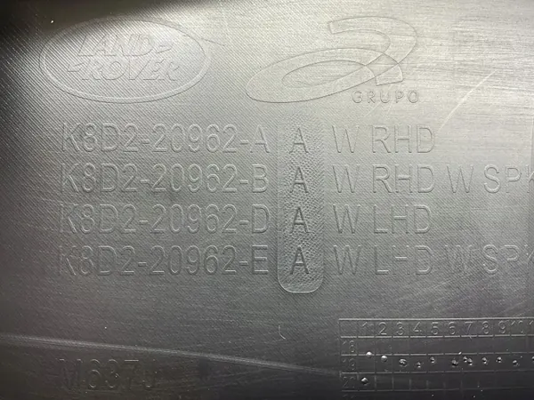 Voorrechter Deurbekleding OEM K8D220962D - Range Rover Evoque image 7