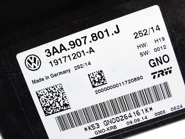 Module frein à main OEM 3AA907801J pour VW Passat B7 image 5