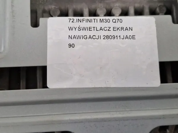 Écran de navigation Infiniti M30 Q70 OEM 280911JA0E image 7