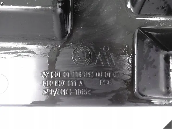 SKODA OCTAVIA 3 III RS VRS Framskärms Spoiler OEM image 10