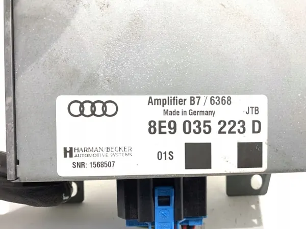 OEM 8E9035223D Vahvistin Audi A4 B7:lle 2004-2008 image 4