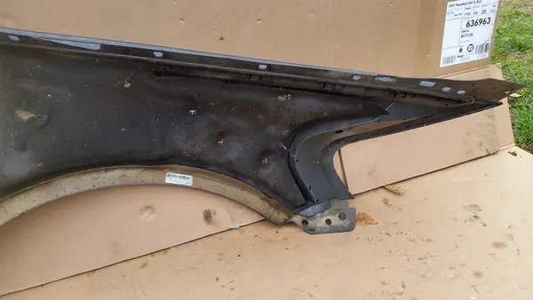 Vänster framskärm Volkswagen Touareg 7L2 07-10 OEM 958001-1 image 6