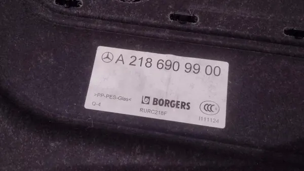 Mercedes CLS W218 Taka-Hylly OEM A2186909900 Musta image 5