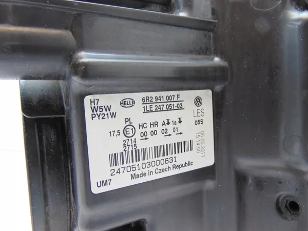 Farol esquerdo 6R2941007F VW Polo 6R image 5
