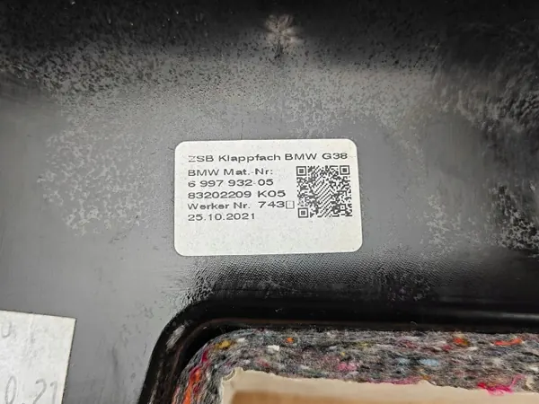 Tabuleiro console esquerda condutor OEM 6997932 BMW G30 Dakota Cognac image 7