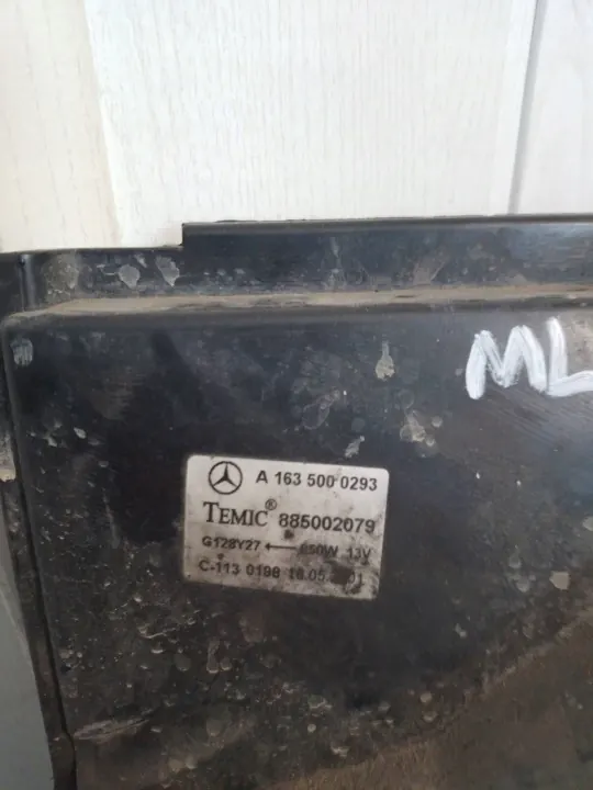 Ventilateur Radiateur OEM A1635000293 Mercedes ML W163 image 4