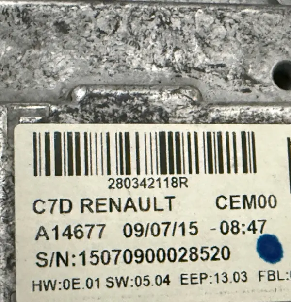 Écran de navigation Renault OE 280342118R d'occasion image 3