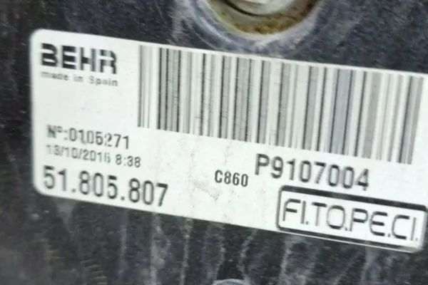 Framstötfångare PEUGEOT BIPPER 1.3L diesel 2016 OEM 52017914 image 6