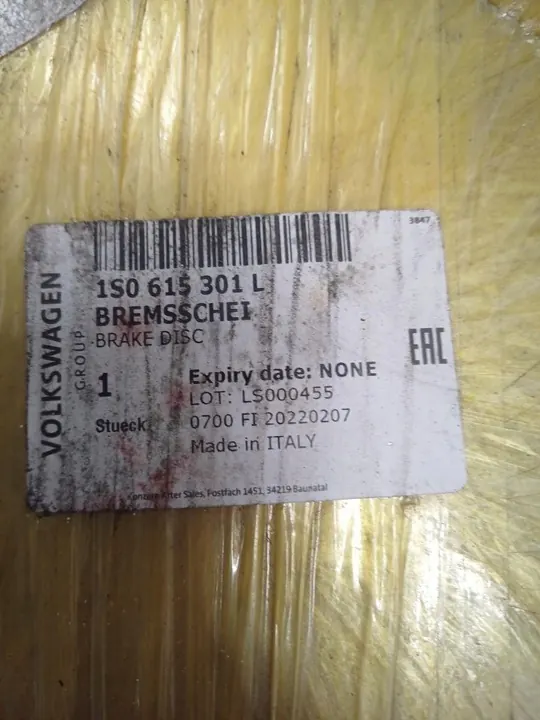 Disco de freio dianteiro UP Mii Citygo 1S0615301L image 3