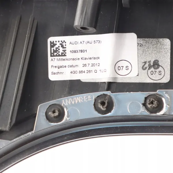 Moldura Piano Audi A6 C7 OEM 4G0864261Q - Usado image 10