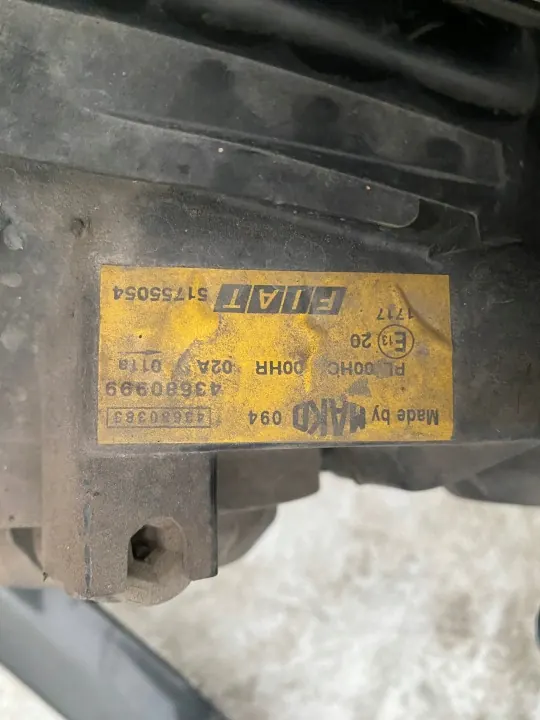 Fiat Doblo I LIFT Phare Avant Droit OEM 51755054 image 4