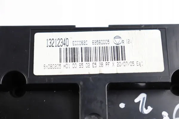 Panneau climatisation Opel Vectra C OEM 13212340 image 7