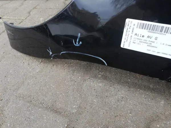 Framvänster Skärm Citroen C3 II DS3 10-16 OEM 7840X7 image 4