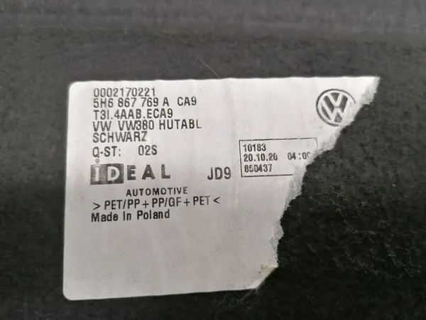 Prateleira Traseira VW GOLF VIII Original 2019- image 6