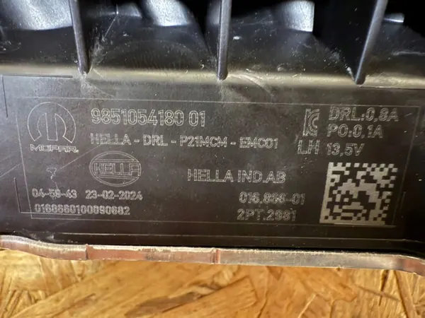 OEM 9851054180 Halogeen LED Dagrijlamp Peugeot 208 image 9