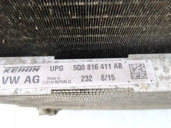 CHŁODNICE SEAT SKODA VW AUDI 1.6 TDI OE VAG KOMPLET image 3