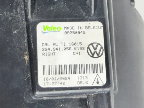 VW T-Roc Halogen DRL LED Höger Fram OEM 2ga941056 image 6