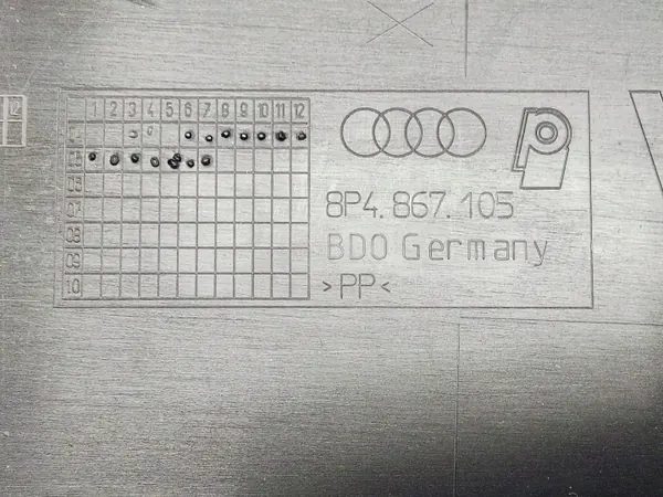 Garniture Portière Gauche Avant Audi A3 8P OEM 8P4867105 image 8