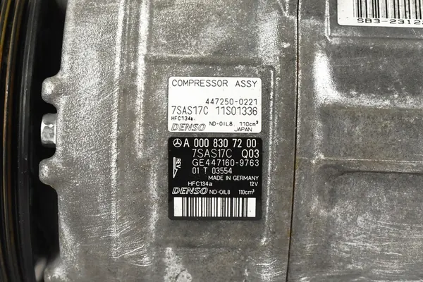 Compresor A/C Mercedes W222 V222 X222 W166 C292 3.0D A0008307200 image 5