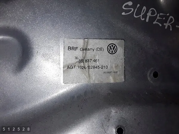 Skoda Superb B5 Fensterheber OEM 3B2837461 image 3