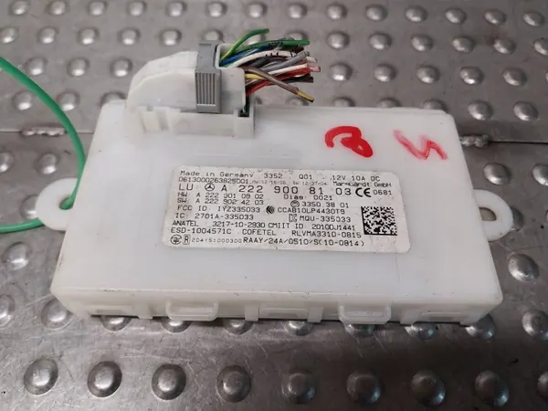 Module de commande Keyless OEM S26383386 Mercedes S W222 image 2