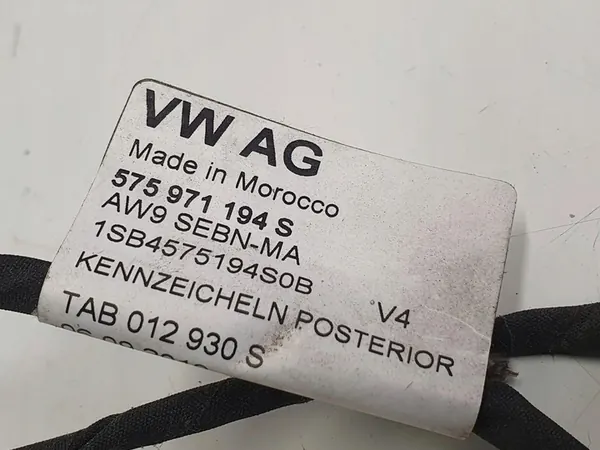 Seat Ateca 2024 Achterste parkeersensor bekabeling PDC OEM image 6