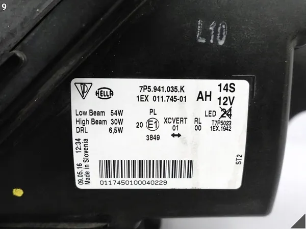 Porsche Cayenne 7P5 Lift 14-18 Faro LED Completo Izquierdo image 10