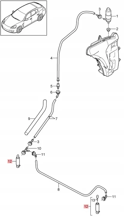 Lave-Phare Porsche Panamera 970 97062813300 image 2