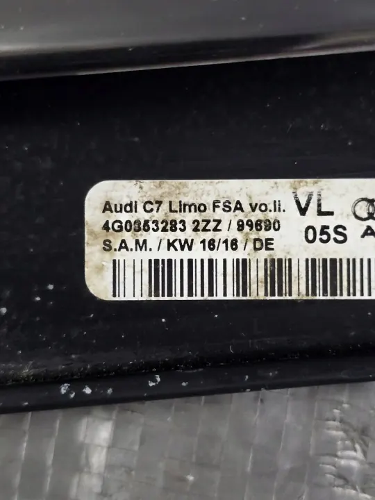 OEM 4G0853283 Framvänster Fönsterlist Audi A6 C7 image 9