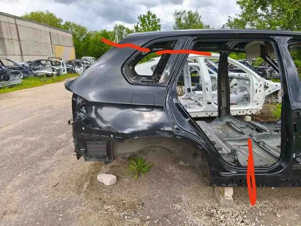 Painel Traseiro Direito BMW X5 (E70) 41217174354 image 1