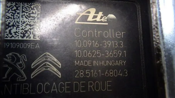 ABS-jarrupumppu OEM 9822654880 Peugeot 208:lle image 7