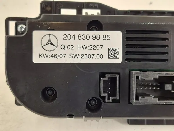 Panneau de climatisation Mercedes-Benz C W204 2007 A2048308285 image 8