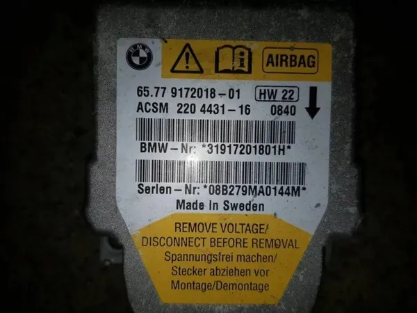 Airbagmodule OEM 220443116 voor BMW 5 Touring E61 image 3