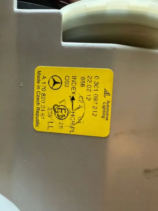 Rechter lamp Mercedes SLK R170 A1708202461 image 5