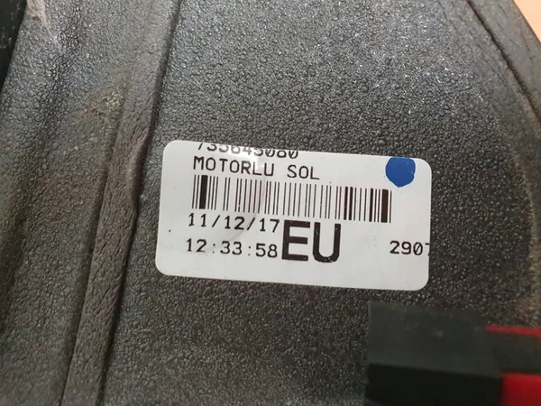 Vasen Sähkösivupeli 5 Pin Fiat Fiorino III Lift 2018 OEM image 3