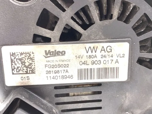 Dynamo Audi A6 C7 04L903017A 2.0 190pk 11-18 image 5