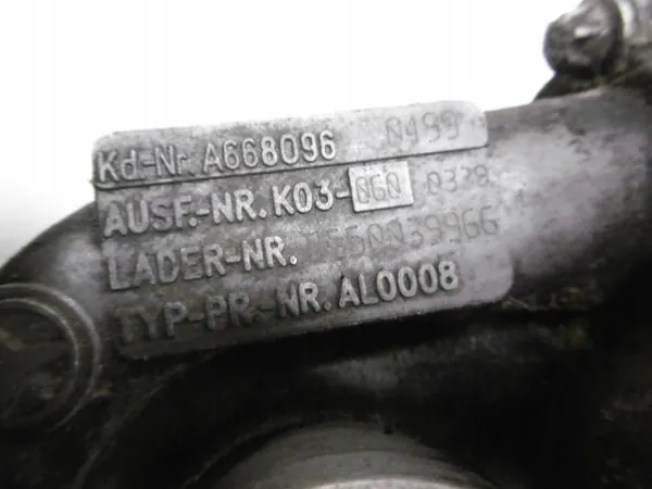 Turbocompresor MERCEDES A W168 image 6