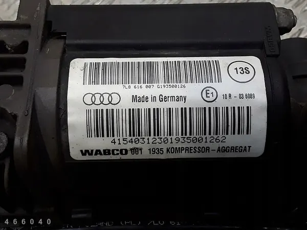 2007 Audi Q7 Pompa compressore sospensione 7l8616007 image 2